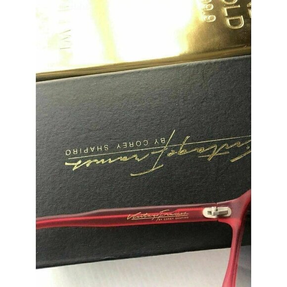 Vintage Frame Company The Creatchman by Corey Shapiro Black Flat Top Sunglasses